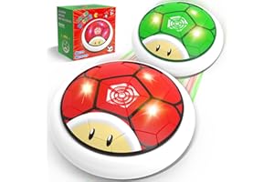 Thusine Hover Soccer Ball for Kids 2 LED Soccer Ball Toys Indoor Games Gifts for Boy Age 6-8, 8-12, Floating Football Boy Toys Birthday Gifts for 4 5 6 7 8 9 10 11 12 Year Old Kids Sport Toy