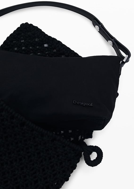BAG_BRAIDED CORD_VENECIA, 2000 BLACK, U