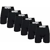 PSD Mens Underwear Mid Length Core Standard Boxer Briefs, Packs &amp; Singles