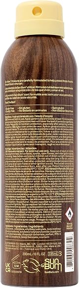 Sun Bum Original SPF 30 Sun Cream Spray 200ml Vitamin E Vegan Reef Friendly UVA view 7