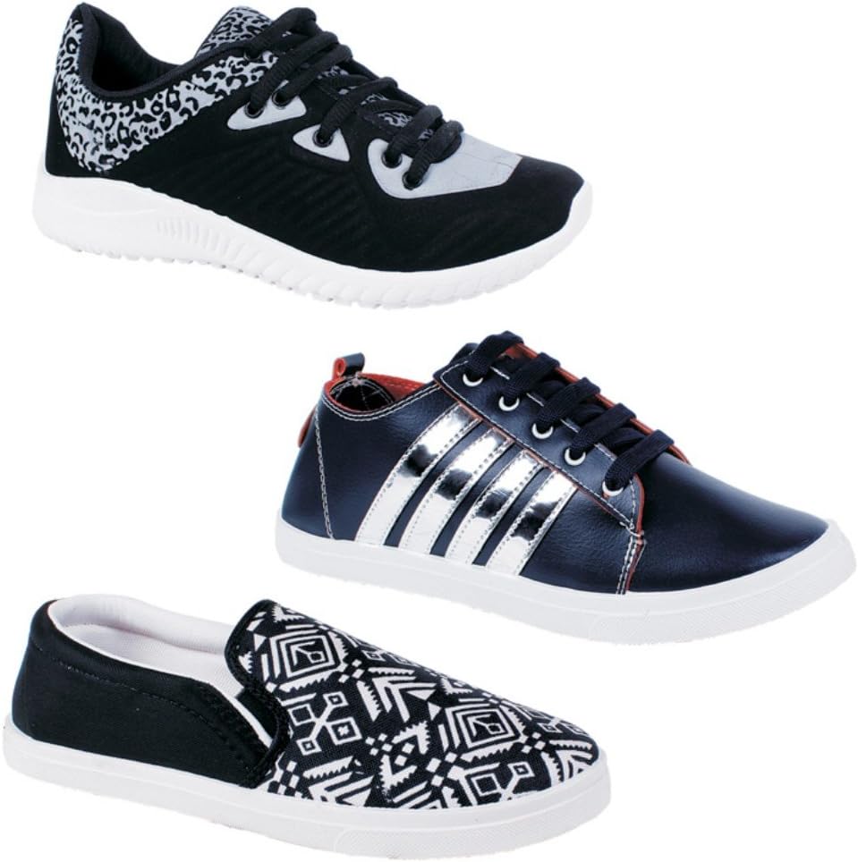 Casual Shoes for Men Pack of 3 (Combo-3 701/02/Champion)
