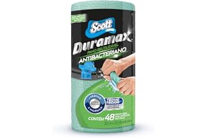 Pano Reutilizável em Rolo Scott Duramax, 48 Folhas | Antibac