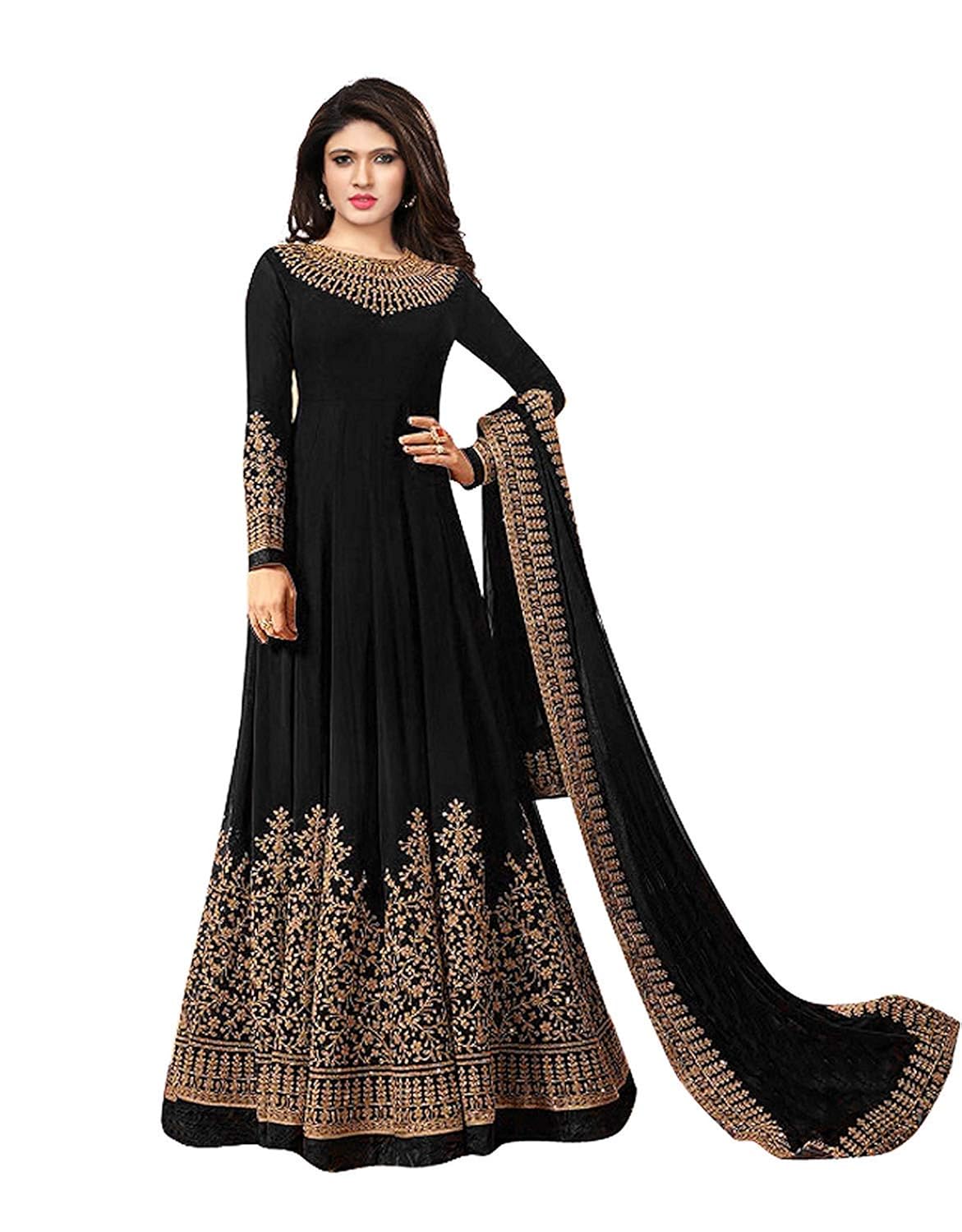 floor length full ghera long gown