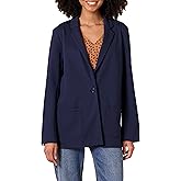 Amazon Essentials Women's Relaxed-Fit Soft Ponte Blazer