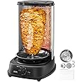 VEVOR Shawarma Grill Machine, Vertical Chicken Shawarma Cooker Machine Countertop, Electric Stainless Steel Broiler Gyro Rotisserie Oven Doner Kebab Machine, for Home Restaurant Kitchen Parties