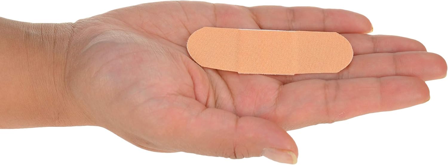 Dealmed Sterile Flexible Fabric Adhesive Bandages – 1x3 Inch – 100/Box - 3 Boxes - Breathable First Aid Strip Pack - Soft Stretch Wound Patch For Medical, Emergency Kits & Clinic: Health & Personal Care