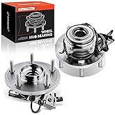 A-Premium 2 x Front Wheel Bearing and Hub Assembly with ABS & 5-Lug Compatible with Chrysler Town & Country 2008-2011 & Dodge
