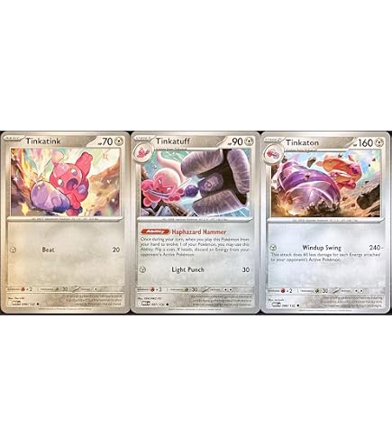 tinkaton pokemon card value Amazon.com: Tinkatink Tinkatuff Tinkaton- Paldea Evolved - Non Holo Build &  Battle - Pokemon Card Set - 3 Card Lot
