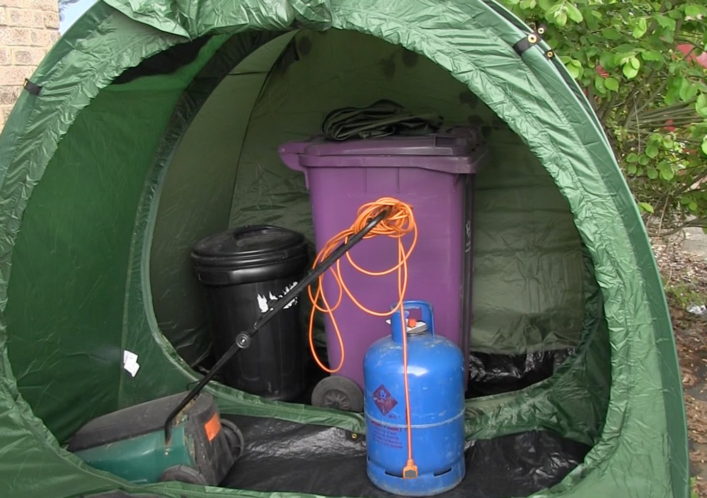 bike cave tidy tent