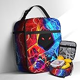Wsotce Video Game Kids Lunch Box Insulated Gaming Lunch Bag For Boys Reusable Portable Game Lunch Boxes Cool Gamepad Lunchbox For Boys Teens School Picnic Travel Back to School Gifts