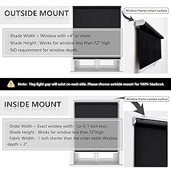 Customize Cordless Roller Shades Blackout Blinds
