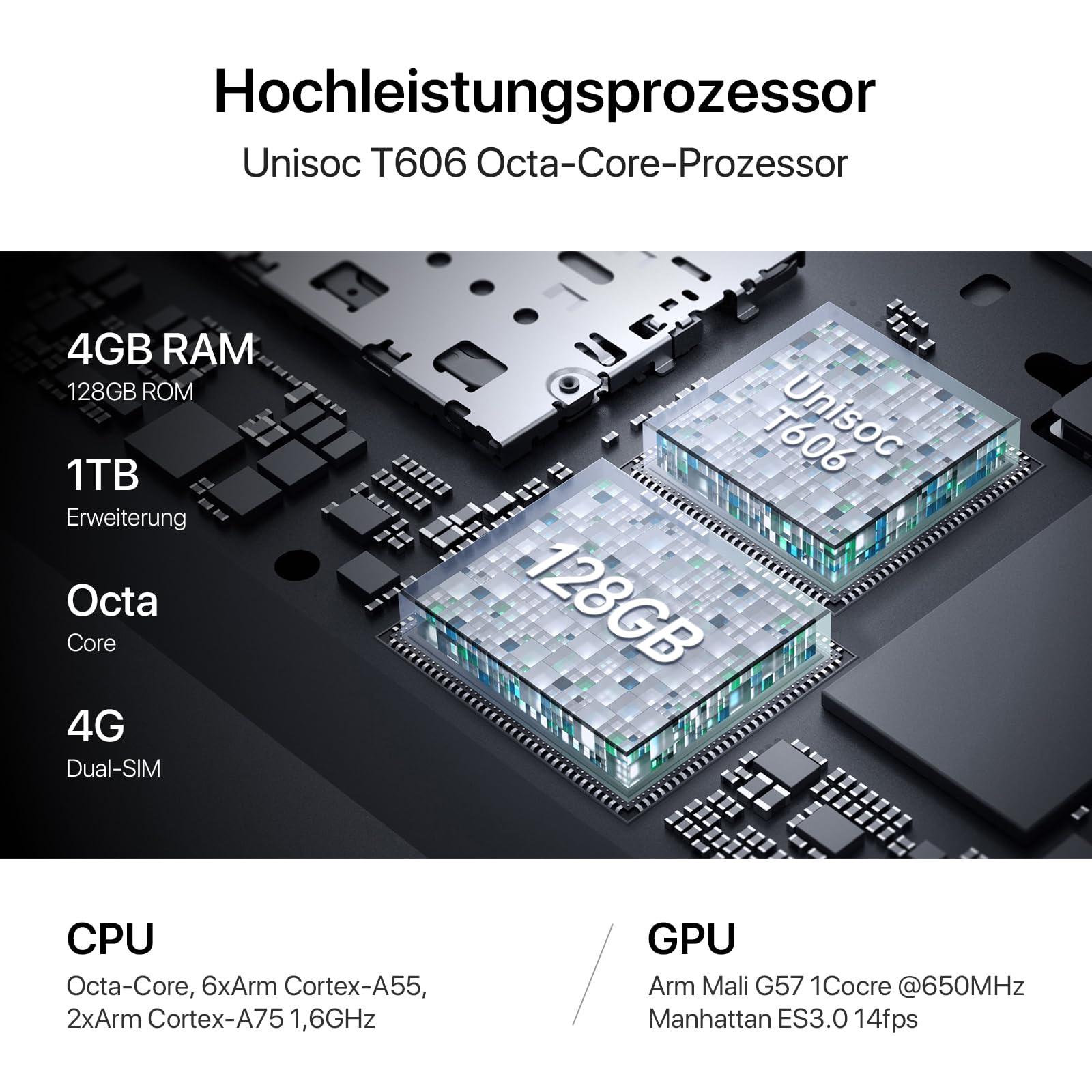 UMIDIGI Unlocked Cell Phone G3 Plus,Android 13 Smartphone，4/128G, Dual Sim 4G LTE Mobile Phone,Octa Core,6.52