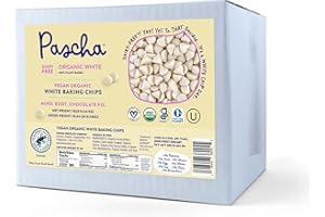 Pascha Organic Vegan White Chocolate Baking Chips, Bulk