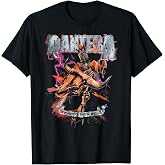 Pantera Official Cowboys From Hell Riding Skeleton Short Sleeve T-Shirt
