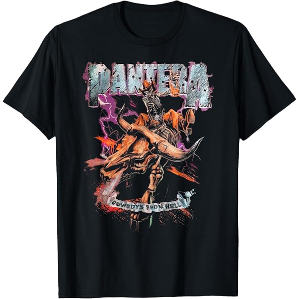 Amazon.com: Pantera Official Black Panther T-Shirt : Clothing