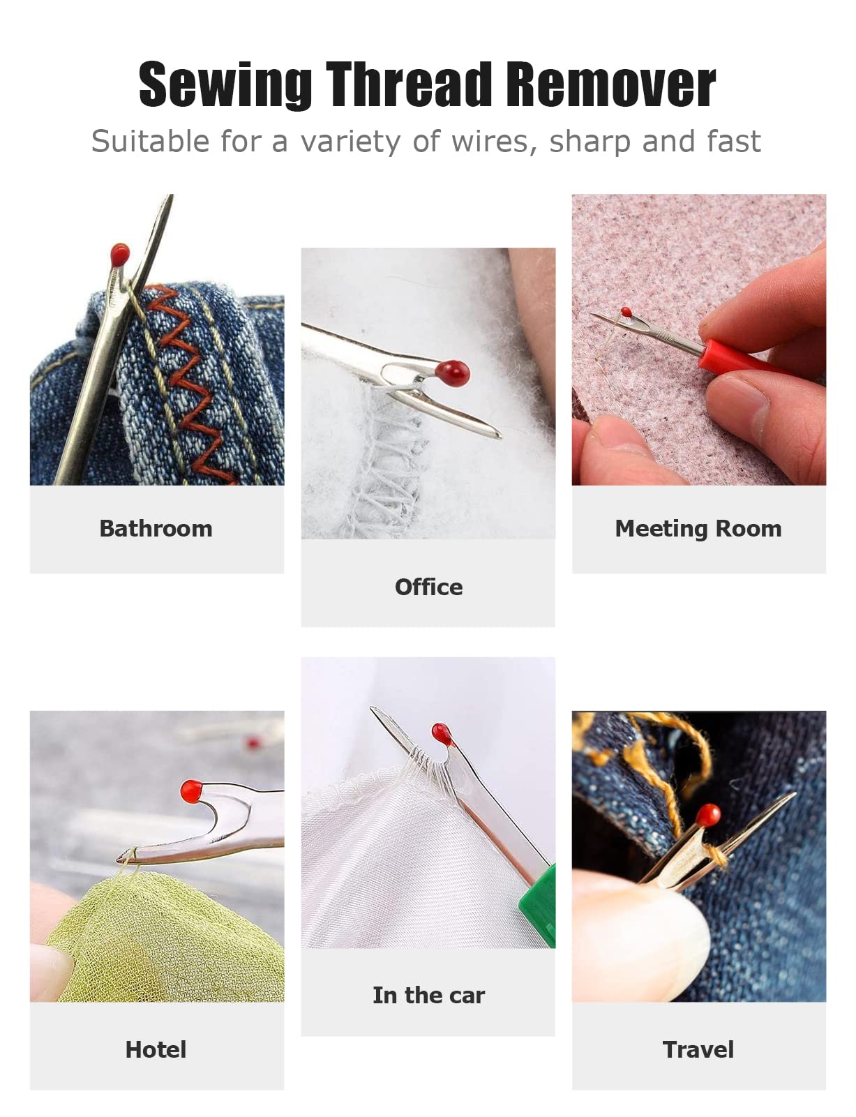 Sewing Machine Cleaning Kit, Mellbree 8pcs Repair Machine Sewing Tools Includes Tweezer Double Headed Lint Brush Different Size Screwdrivers and Seam Rippers to Boost Machine Sewing Performance