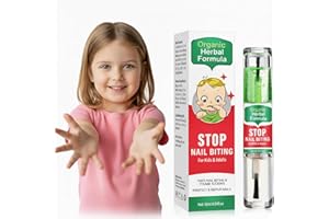 CENNYO Nail Biting Treatment for Kids, Nail Biting Prevention, Stop Thumb Sucking Deterrent, Protect & Repair Nails, Safe & Mild Ingredients, Stop Nails Biting for Kids, Easy Brush, Day Night Care, 10 ML