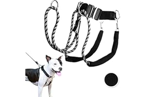 Sporn Big Dog Halter No Pull Harness Medium Size Dog, Black No Pull Dog Harness Medium Sized Dog, with Padded Neoprene Sleeves Dog Harness No Pull, Provides for All Standard Breeds