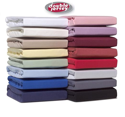 Double Jersey - Sábana Bajera Ajustable Puro Algodón Egipcio ...