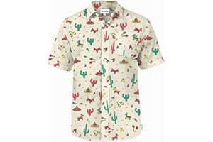 Tipsy Elves Hawaiian Shirts for Men - Men’s Casual Beach Summer Shirts - Stretch Fabric with Modern Fit