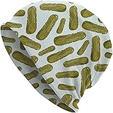 Pickle Cucumbers Fun Beanie Hat Slouchy Cap Warm Cancer Headwear Stretch Knitted Hats For Women Men