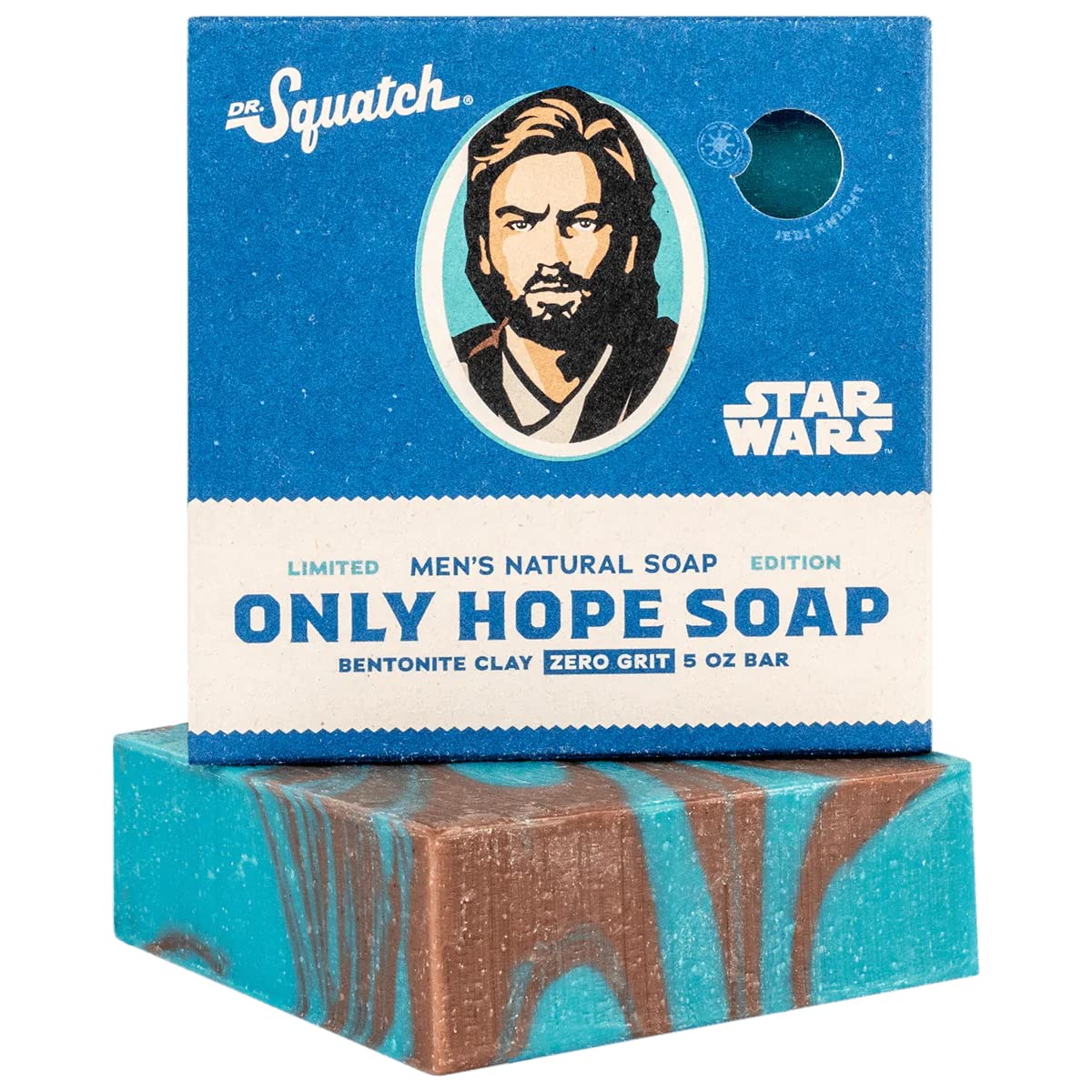 Dr. Squatch Mens Starwars Only Hope Soap – Limited ! - All Natural Soap Bar for Men with Bentonite Clay, Fruit Oil and Coconut Oil – Bar Handmade in USA, 5.0 ounces, 1.0 count, Pack of 1