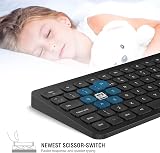 Cimetech Wireless Keyboard Mouse Set 2.4G Ergonomic Silent UK QWERTY Black view 3