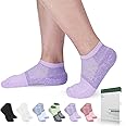 Bulinlulu Diabetic Socks for Women&Men-6 Pairs Bamboo Viscose Non Binding Diabetic Ankle Low Cut Sock Size 6-9 9-11