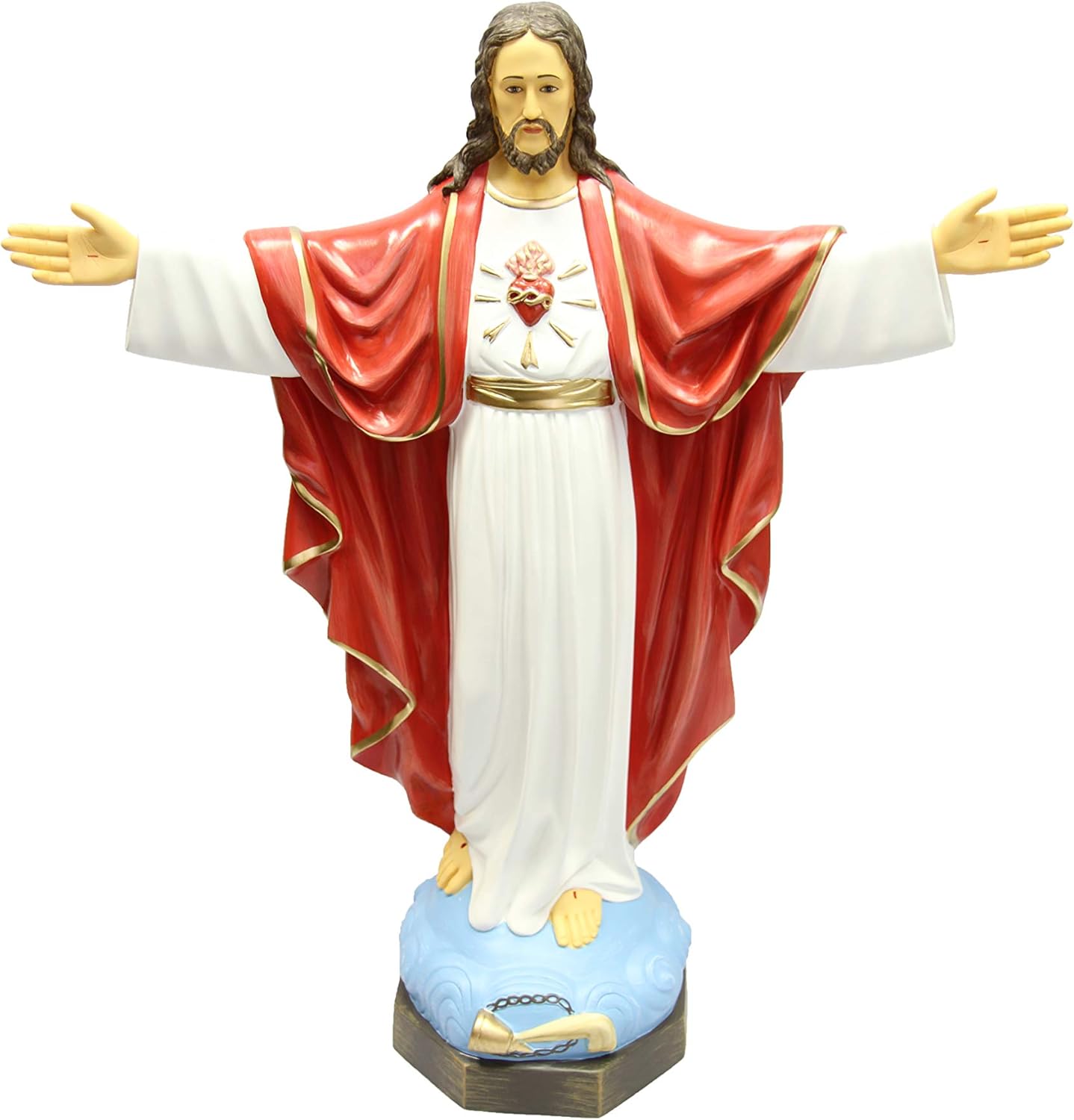 34 "bendición sagrado corazón de Jesús Cristo católica italiano Estatua