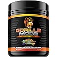 Gorilla Mode Pre Workout - Massive Pumps · Laser Focus · Energy · Power - L-Citrulline, Creatine, L-Tyrosine, Betaine, Hydroprime®, Alpha-GPC, 400mg Caffeine, Huperzine A - 776g (Rainbow Sherbet)