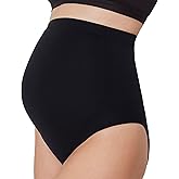 BUMPSUIT Maternity Shapewear Brief Panties, Pregnancy Underwear over Bump for Women Calzones de Maternidad Para Mujer