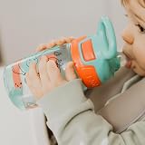 Nuby Incredible Gulp Water Bottle 360ml No Spill Active Toddler Sippy Cup view 2