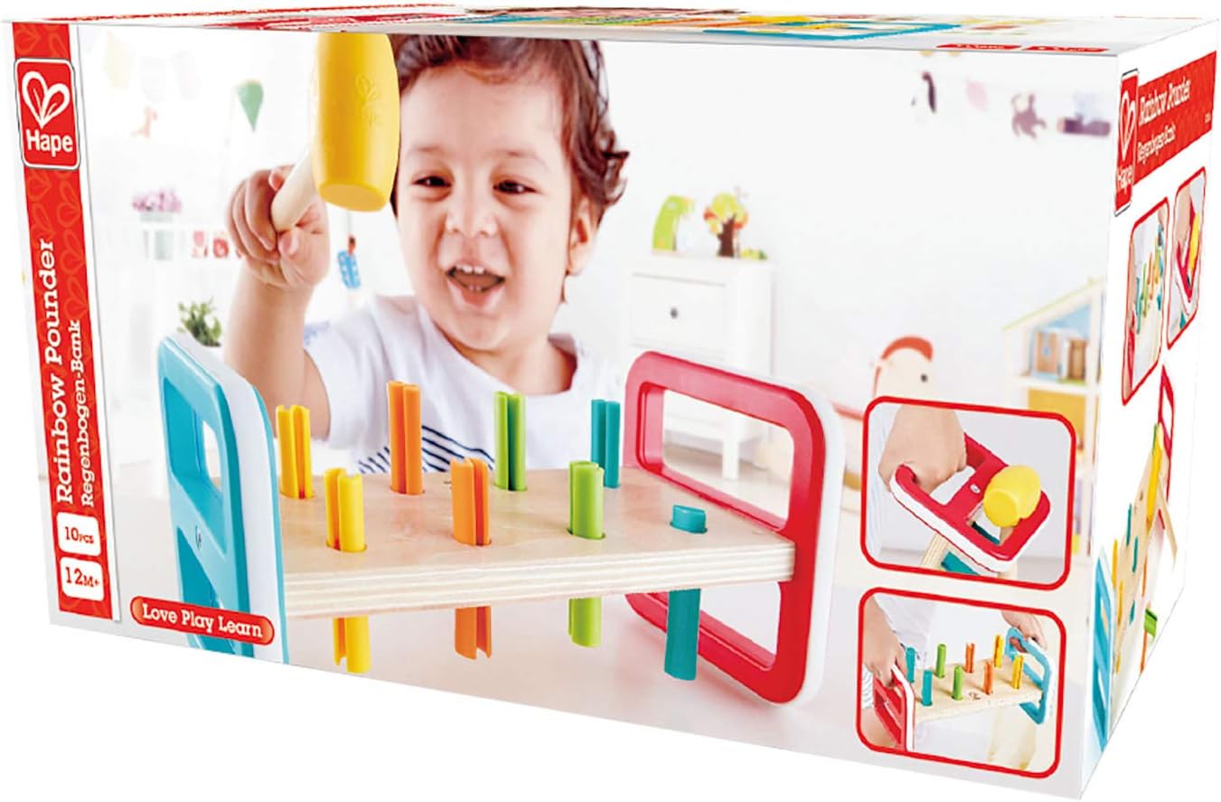 hape rainbow pounder