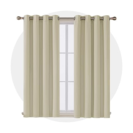 Deconovo Super Soft Window Treatment Thermal Insulated Eyelet