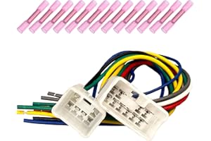 SDYYDS 70-1761 Radio Wiring Harness Compatible with Toyota 87-Up Power 4 Speaker Camry, Corolla, Prius, 4Runner, RAV4, Tacoma