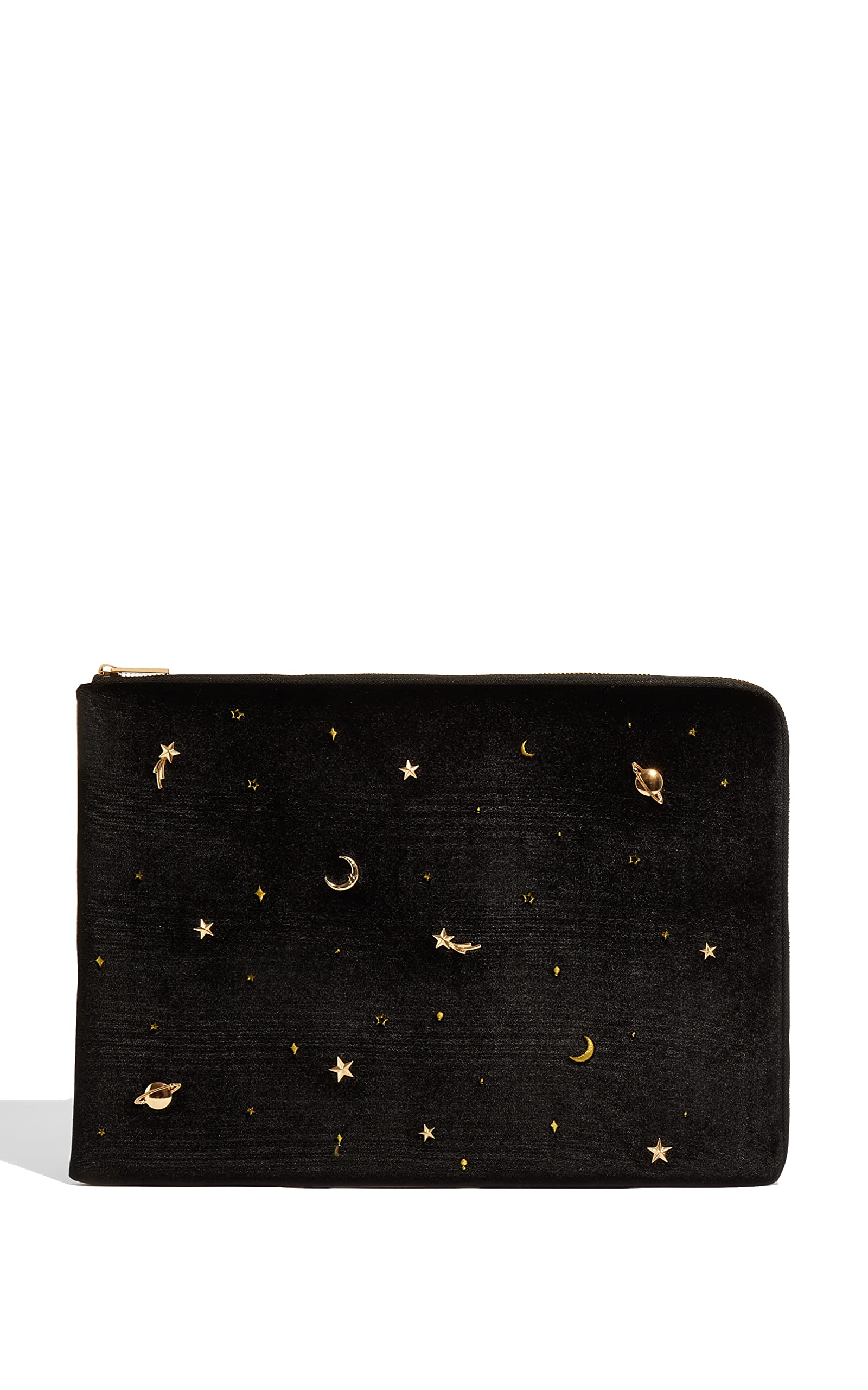 Skinnydip Night Sky Laptop Sleeve Case - 16 Inch Protective Soft Padded Zipper Cover, Cushioned Inside for Protection, Stars and Moon Theme, Premium Material, Stylish Laptop Bag for Work and Travel