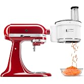 KitchenAid Food Processor Attachment, KSM1FPA | Fits all KitchenAid Stand Mixers, Wide Feed Tube, includes slicing, shredding and julienne discs