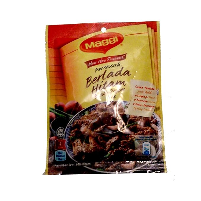 Maggi Seasoning Black Pepper Mix Halal Stir Fry Sauces Grocery & Gourmet Food