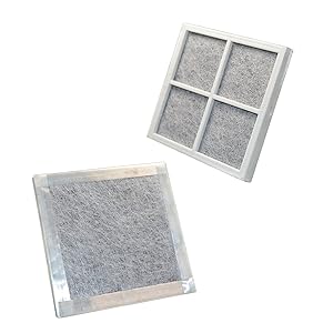 HQRP 2-pack Air Filter for Kenmore Elite Refrigerators 04609918000/469918 / 9918 Elite CleanFlow Replacement + HQRP Coaster