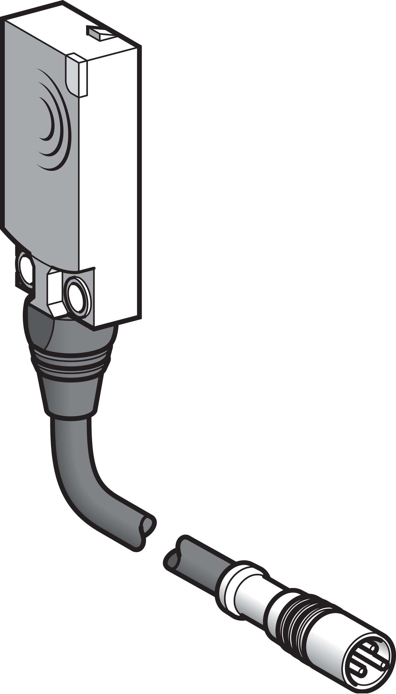 Schneider Electric XS7F1A1NBL01M8 Proximity Sensor 5mm, Flush Plastic Rectangular 8Mm 15X32X8Mm 5Mm Dc3-Npn Nc Connector M8
