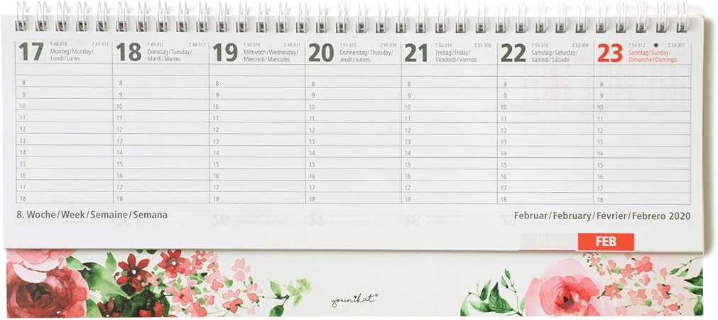 18+ Calendario Da Tavolo Orizzontale calendario con settimana 2022