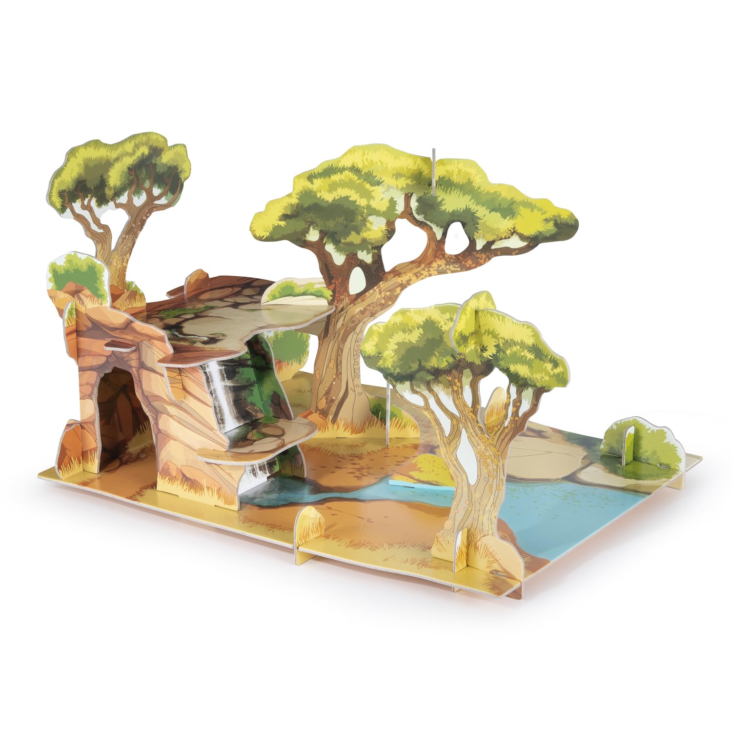 Papo - Savannah Playset Toy for Kids - Ages 3+ - Wild Life Collection - Creative Play Animal World - Gift Idea Toy for Girls and Boys
