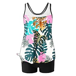Tankini Swimsuits for Women Tummy Control Blouson