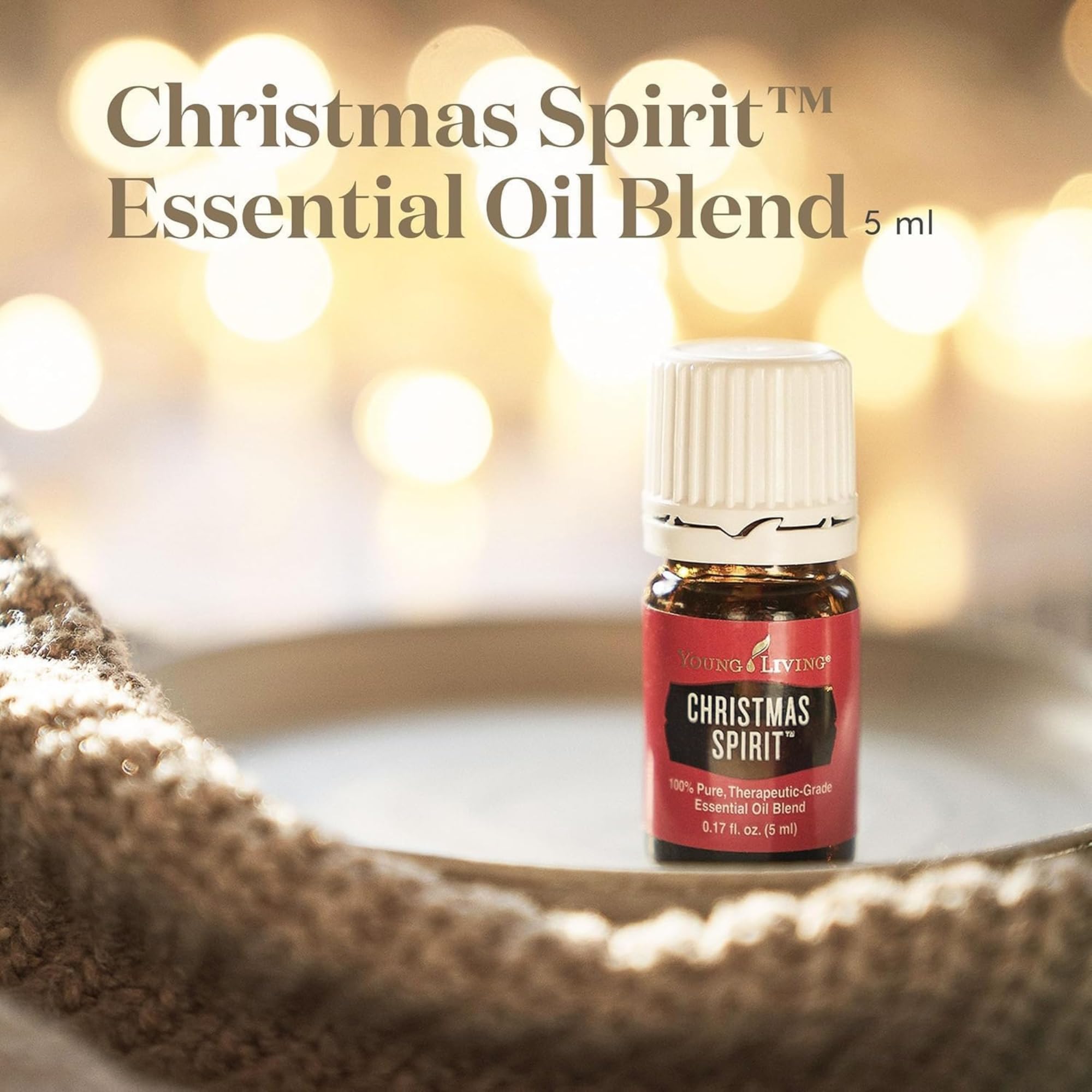 Young Living - Christmas Spirit | Festive Essential Oil Blend for Diffusers | Aromatherapy for Holiday Cheer, Winter Memories, & Natural Air Freshening | 5 ml
