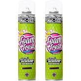 Muc-Off Foam Fresh 2-Pack | Cleaner Foam for Gloves, Pads, Boots &amp; Riding Gear | Instant Foaming Action Removes Dirt, Sweat &amp; Odours | Universal Fit | Fresh Smell &amp; Long-Lasting Fabric Care
