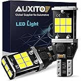 AUXITO 912 921 LED Bulb for Backup Light Reverse Lights High Power 2835 15-SMD Chipsets Error Free T15 906 922 W16W Bulbs, 60