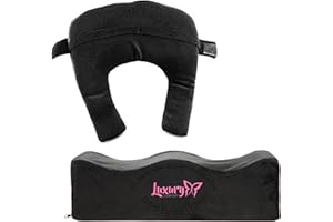 LUXURY COMFORT Premium BBL Booty Pillow for Post Recovery Brazilian Butt Lift | Comfortable & Stylish Butt Lift Recovery Pillow & Buttocks Support Cushion for After Surgery Sitting + Cushion Cover/Drawstring Bag