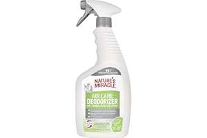 Nature's Miracle Air Care, Fabric and Surface Spray Aloe Rain Scent Pet Odor Eliminator Deodorizer, 24 fl. oz.