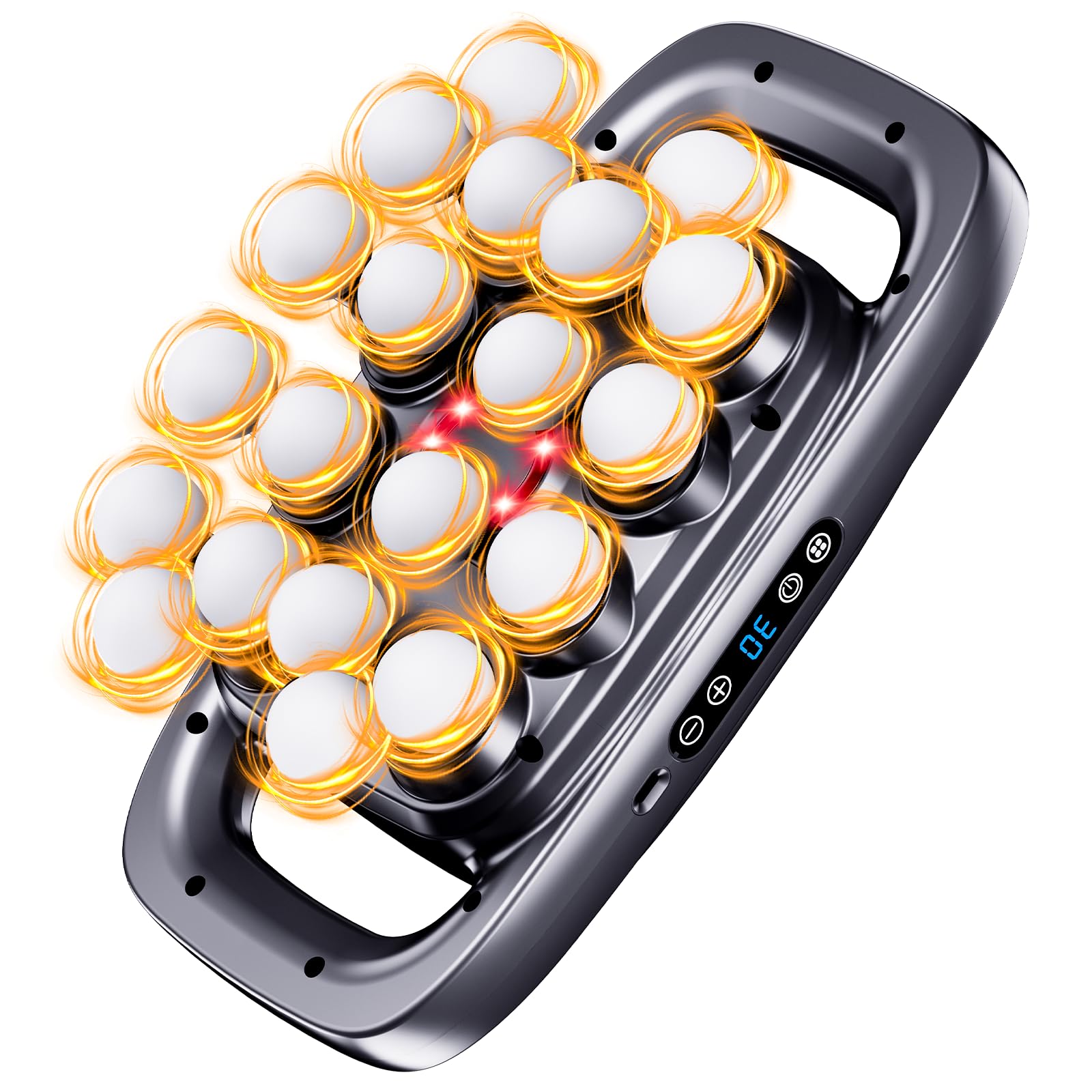 Photo 1 of Cexovil 20-Head Massage Gun,2026 Upgrade Deep Tissue Percussion Massager with 3 Modes 30 Intensities, Quiet Muscle Tension Release Electric Massage Tools for Back, Shoulders, Legs