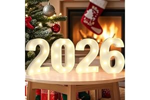 Pooqla Light Up Numbers 2026, Giant Marquee Numbers for New Year Decorations, 2026 Graduation Decorations for High School Seniors College Class of 2026 Party Classroom Decoration, Warm White